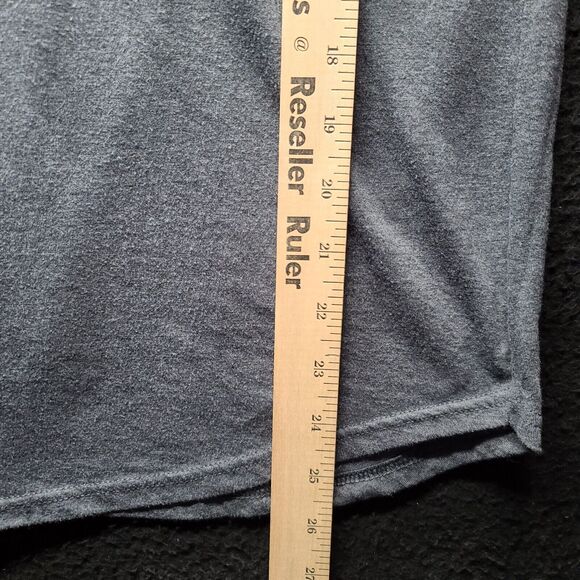 Goldtoe Womens T-Shirt Gray Size Large Polyester/Cotton Blend Short Sleeve - Picture 4 of 12